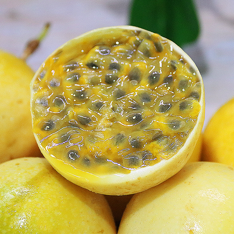 六井旗舰店黄金百香果5斤特级大果当季新鲜水果包邮一级甜黄色百香果整箱101