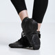 Sansha jazz dance shoes French practice all black leather