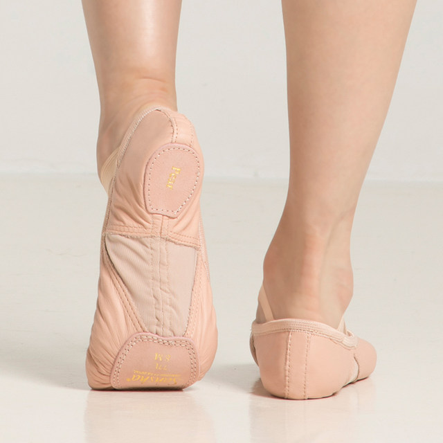 Sansha ballet soft shoes leather training shoes