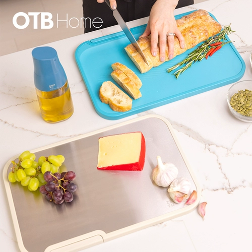 Канада Zuutii из нержавеющей стали с двойной режущей доской кухня дома стоящая доска сгущенная пластиковая нарезанная доска
