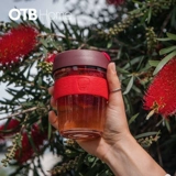 Держать портативную кофейную чашку дофаминового подарка дает подругам и мужчинам подруги стеклянная чашка водяной чашки Рождество