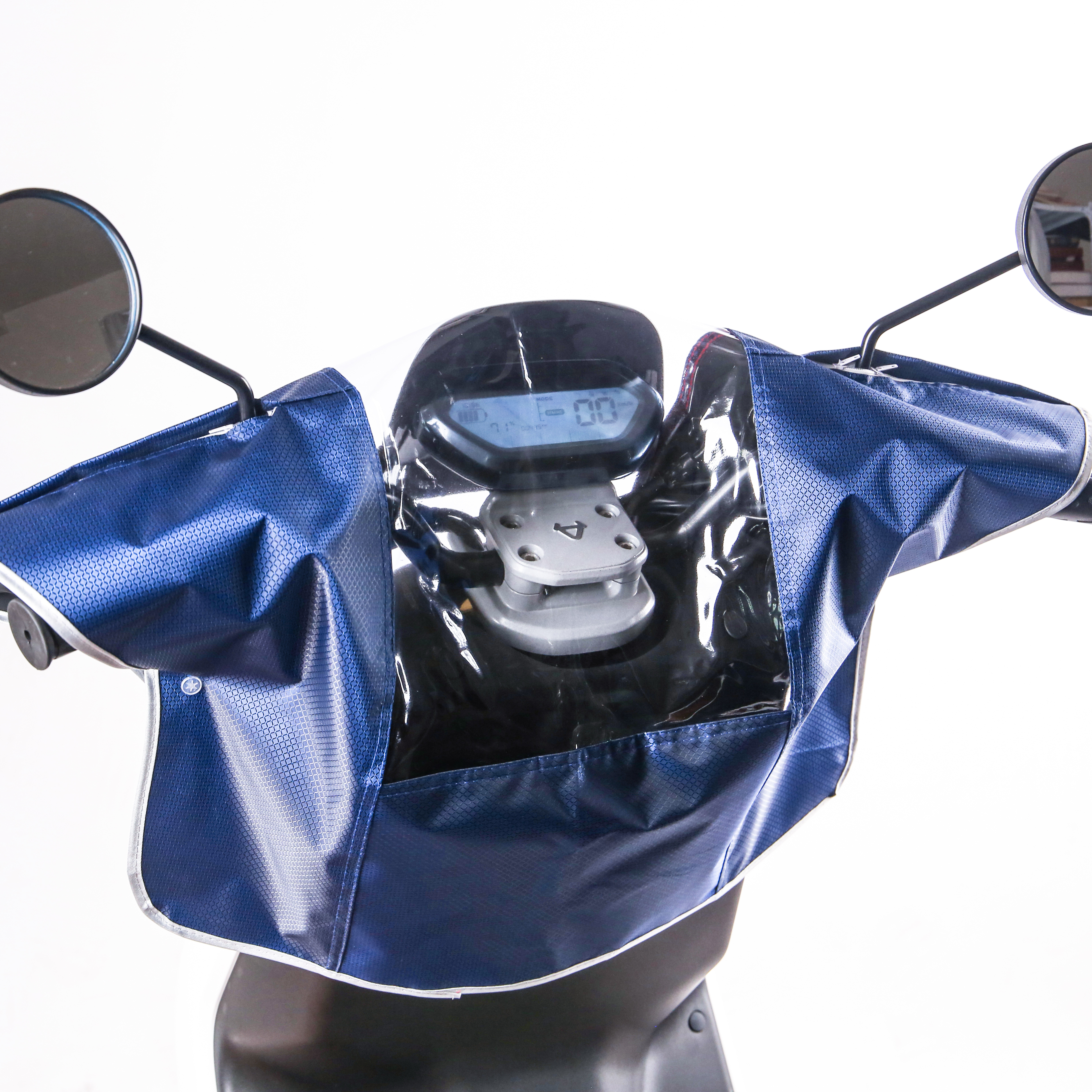 电动车车头防雨罩仪表盘车龙头防水尘防晒套电瓶摩托车把中控配件 - 图0