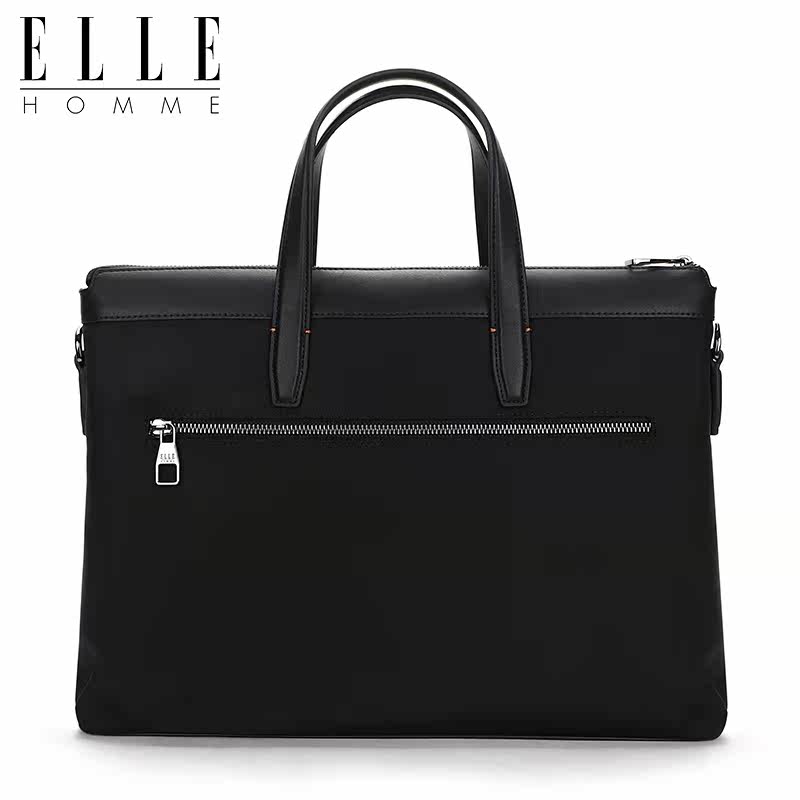 elle homme手提包商务男款公文包 ellehomme箱包男士包袋