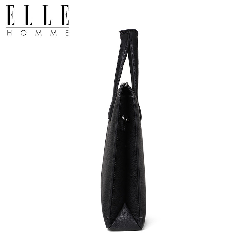 elle homme新款公文包男横款斜跨包 ellehomme箱包男士包袋