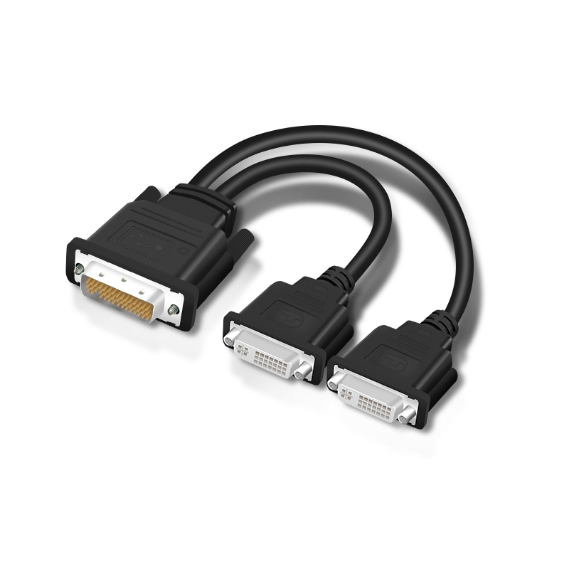 dms59针转双dvi显卡转接线双vga/hdmi/dp同屏双显电脑连接显示器 - 图3