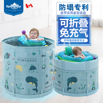 Aupey Baby Swimming Pool Home Insulation Newborn Infant Child Support Pool Baby Swim Tub Can Fold