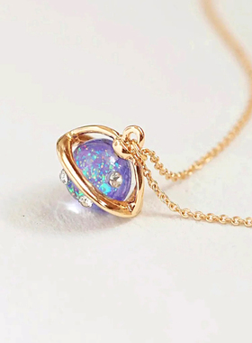 OSEWAYA宇宙土星项链小众轻奢女