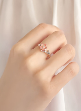 osewaya日韩风森系超仙枝条樱花