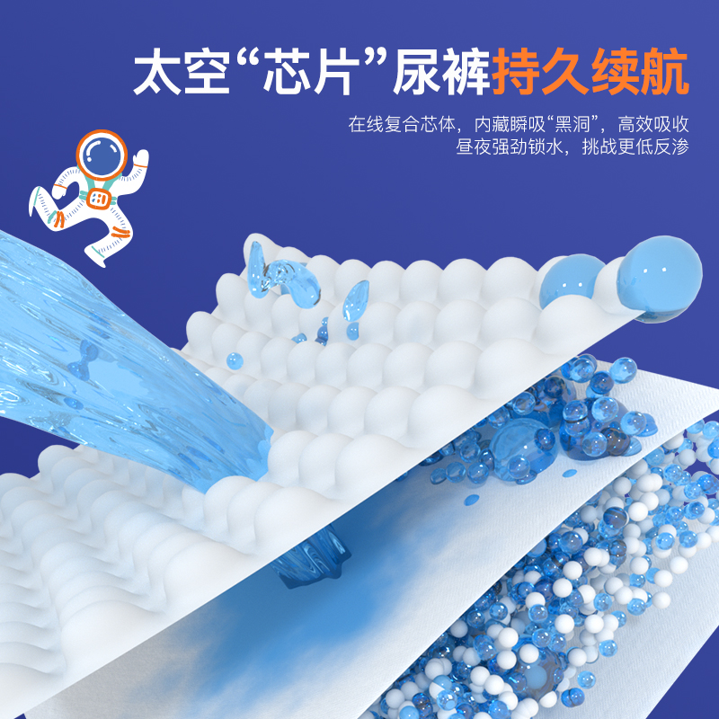 碧芭宝贝光年之外系列婴儿纸尿裤NB-XL尿不湿柔软透气拉拉裤L-3XL