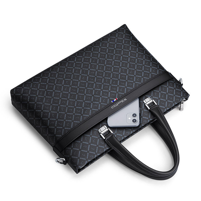 英皇保罗手提包商务斜挎男士包包 williampolo男士包袋