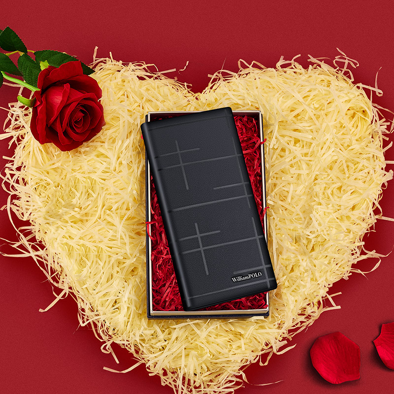 英皇保罗男真皮长款轻奢简约钱包 williampolo钱包