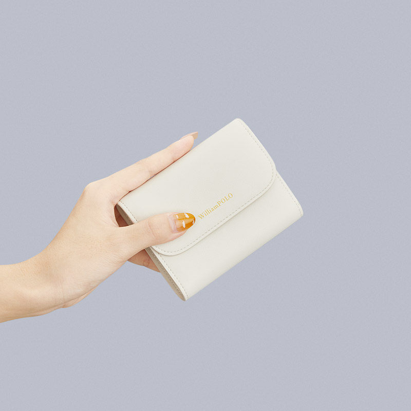 英皇保罗女士2022新款迷你真皮钱包 williampolo钱包