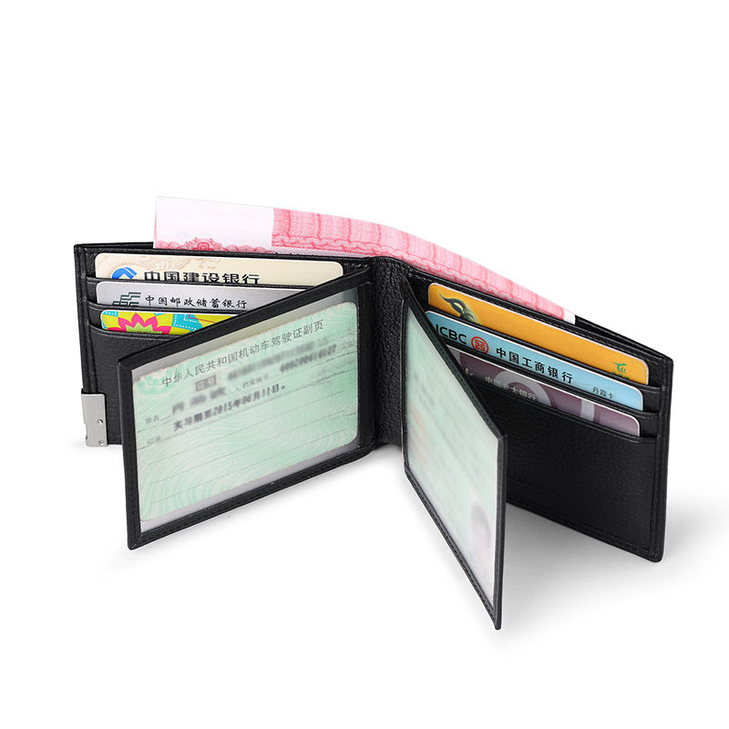 英皇保罗多功能男士皮套极简卡包 williampolo卡包