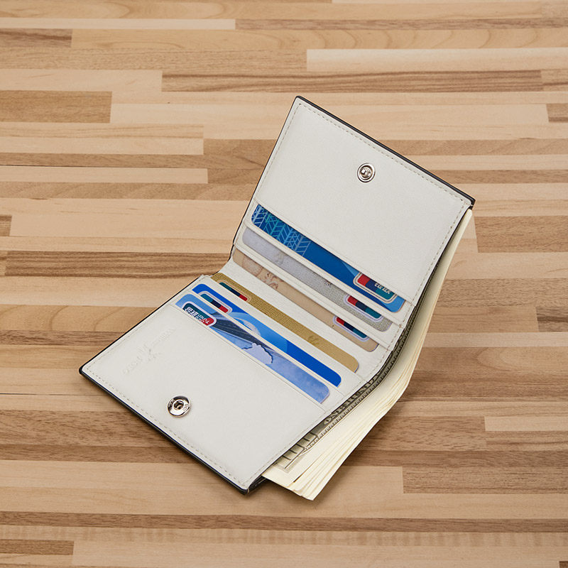 英皇保罗女迷你轻薄真皮2022小钱包 williampolo钱包