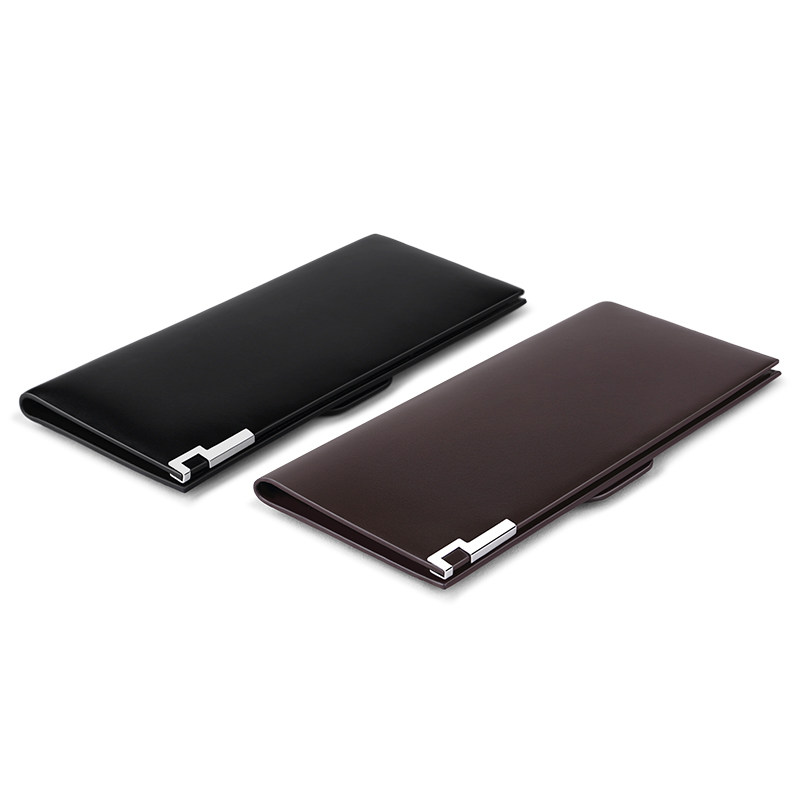 英皇保罗男士防盗刷长款真皮钱包 williampolo钱包