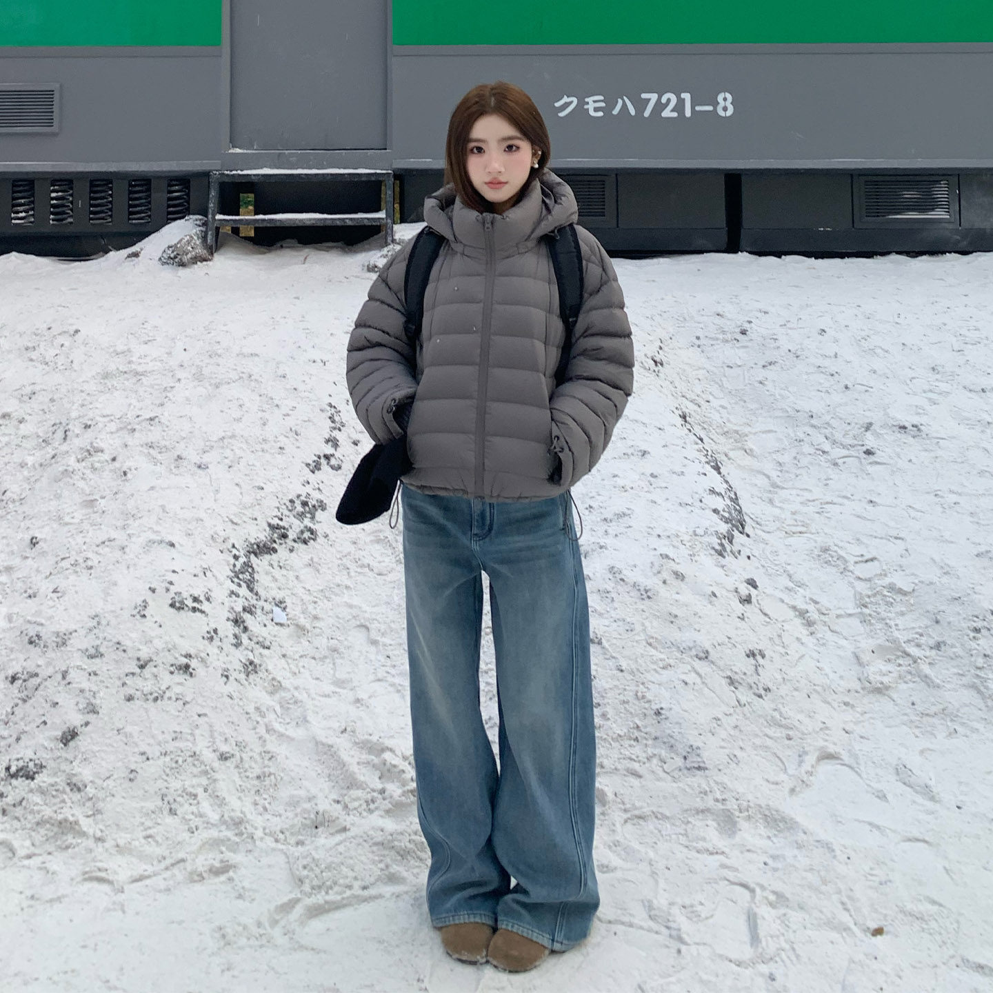 橘子树在哪儿美式复古蓝色加绒牛仔裤女冬季保暖宽松显瘦拖地裤子,淘宝优惠券,粉丝福利购,淘宝优惠卷