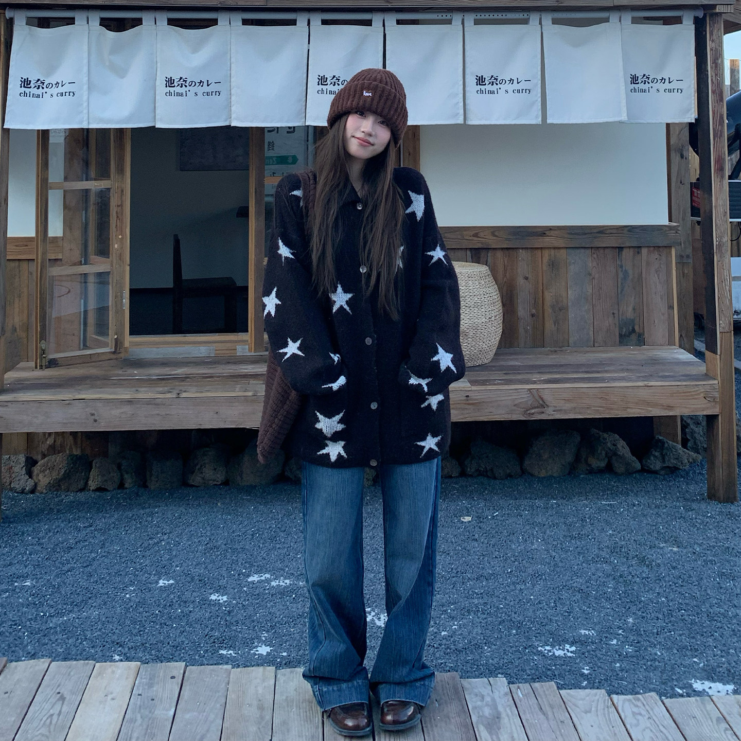 橘子树在哪儿复古高腰蓝色竹节牛仔裤女秋季垂感窄版直筒显瘦裤子,淘宝优惠券,粉丝福利购,淘宝优惠卷