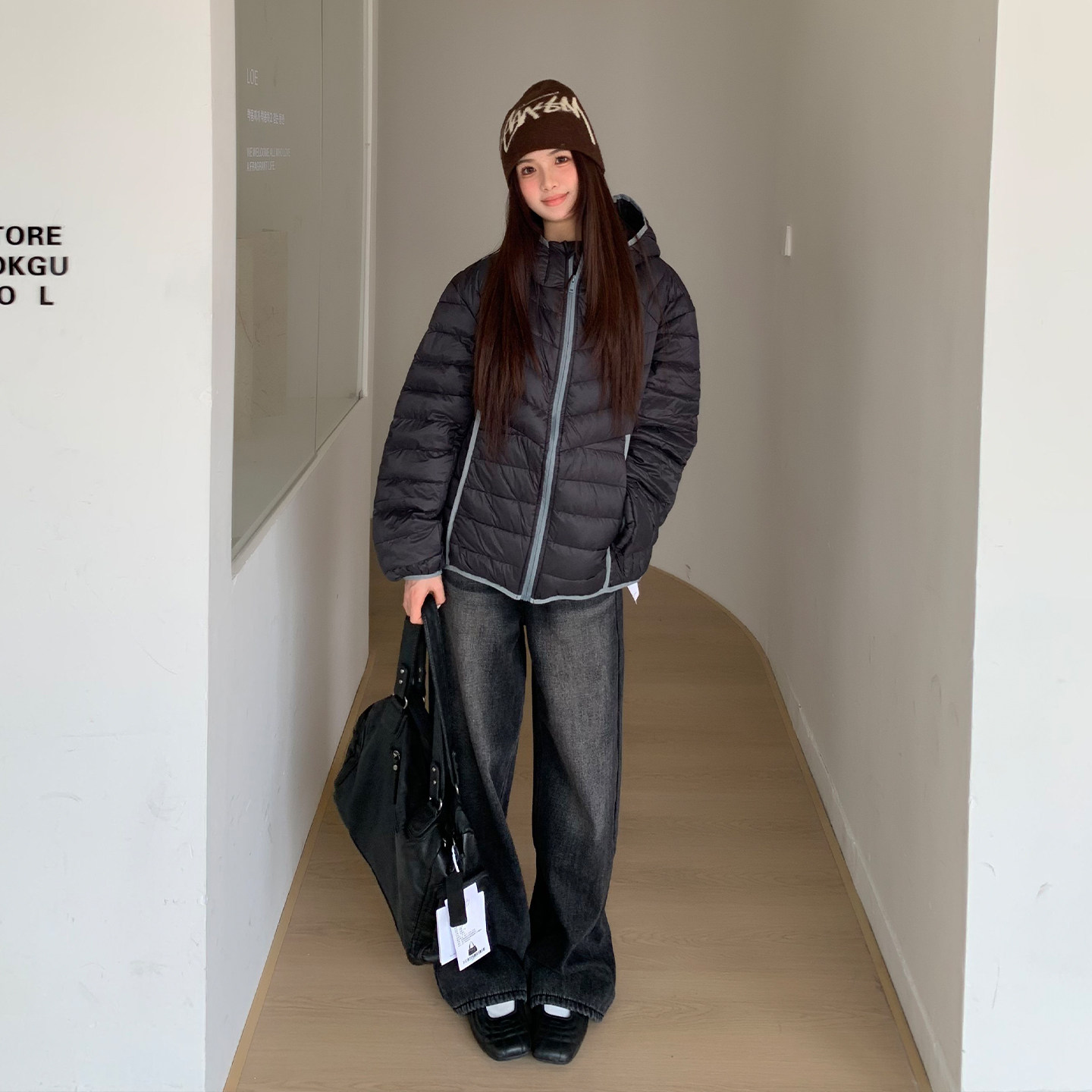 橘子树在哪儿复古做旧加绒牛仔裤女冬季遮肉宽松阔腿直筒显瘦裤子,淘宝优惠券,粉丝福利购,淘宝优惠卷