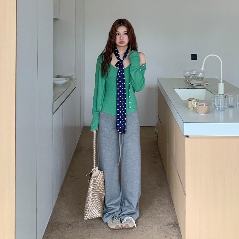 【5折款】橘子树在哪儿韩系排扣针织开衫女秋外穿吊带背心两件套,淘宝优惠券,粉丝福利购,淘宝优惠卷