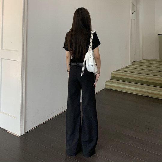 Where's the Orange Tree low-rise casual flared suit pants