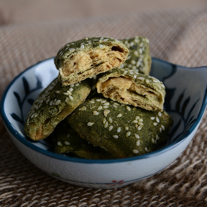 宁波特产  奉化早餐香酥饼王毛龙蒋氏故居精品糕点蒋家龙门千层饼 - 图1