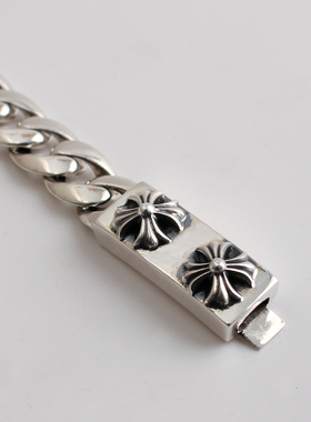 一休老银匠s925纯银情侣手环手环