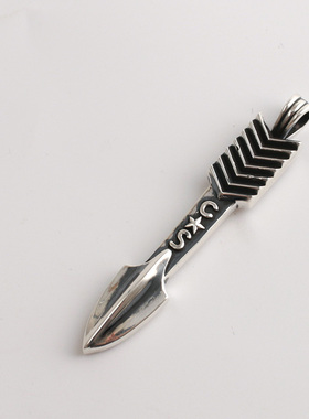 一休纯手工制作 cody sanderson纳瓦霍925纯银弓箭吊坠