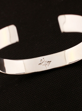 高桥吾郎一休飞鸟平打纯银手镯