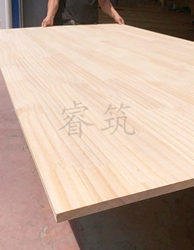 9-25mm进口新西兰松木直拼板集成板实木板橱柜辐射松齿接家具板材 - 图1