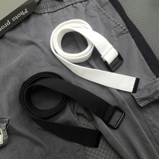 Schlichter und vielseitiger Canvas-Gürtel für Damen und Herren