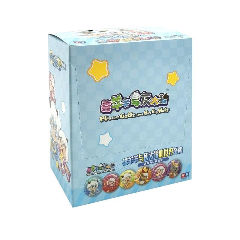 奥迪双钻喜羊羊与灰太狼马口铁徽章吧唧动漫周边谷子懒羊羊美羊羊 - 图3