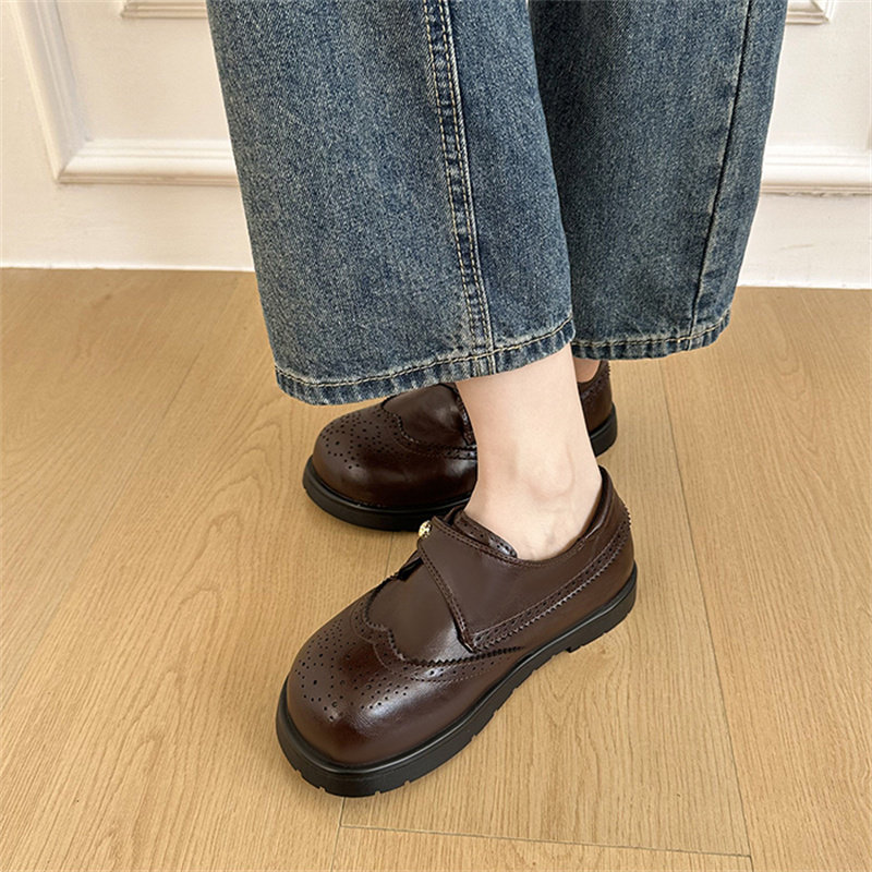 英伦风复古乐福鞋女2026年春季新款平底黑色小皮鞋配裙子通勤单鞋,淘宝优惠券,粉丝福利购,淘宝优惠卷