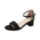Yongxi one-piece thick heel PU French style non-tiring sandals