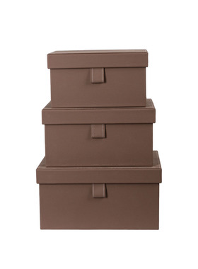 轻奢衣帽间收纳盒皮质装饰网红款