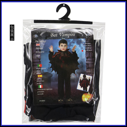 圣诞节cosplay服装儿童面具舞会吸血鬼演出服西方伯爵吸血王子服 - 图2