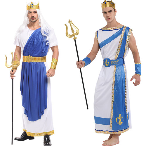 六一儿童节cosplay服装男希腊神话武士套装演出服cos埃及王子国王 - 图0