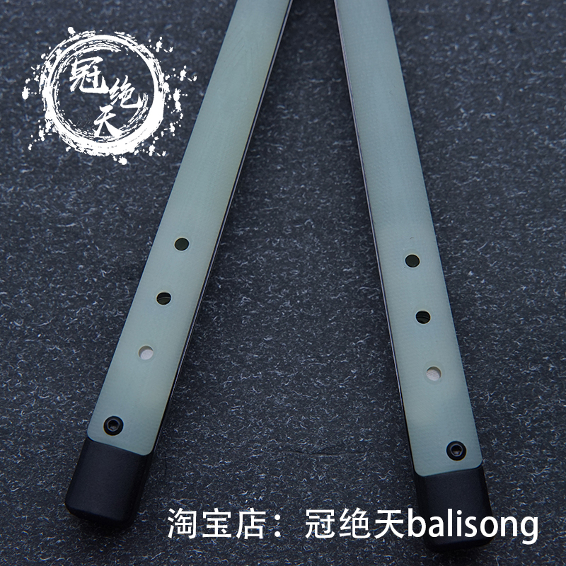 无疆bm99 蝴蝶刀 g10贴片 花式 冠绝天balisong 未开刃 - 图1