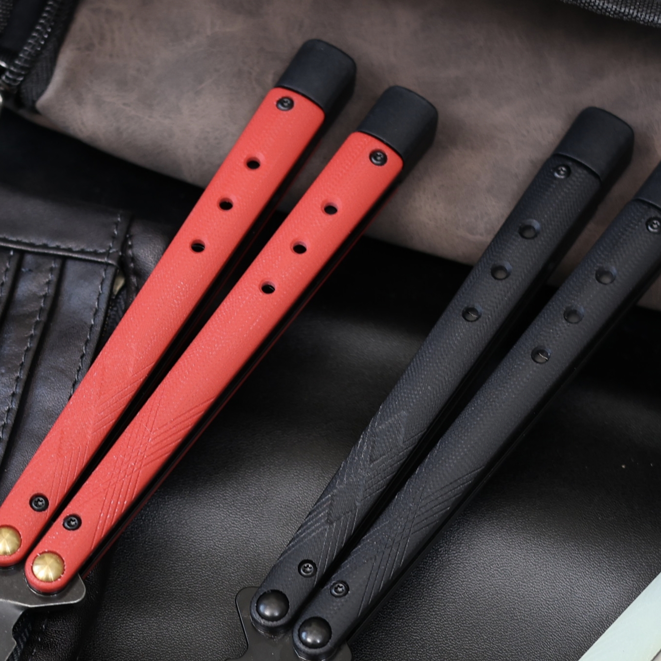 无疆bm99 蝴蝶刀 g10贴片 花式 冠绝天balisong 未开刃 - 图3