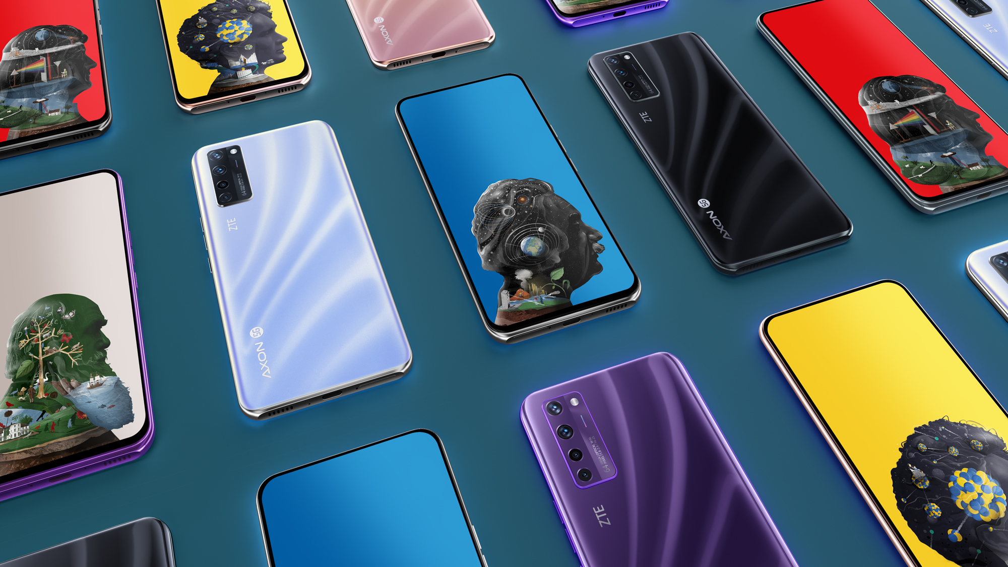 手机 5G 万全网通 AXON206400 A2121 中兴 ZTE 屏下摄像黑科技 手机 5G 万全网通 AXON206400 A2121 中兴 ZTE 屏下摄像黑科技