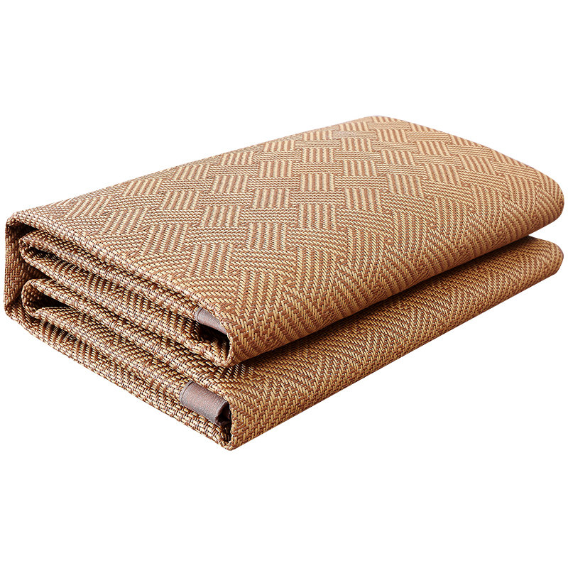 夏季软凉席1.8m床双面藤席三件套1.5米可折叠草席双人席子冰丝席,淘宝优惠券,粉丝福利购,淘宝优惠卷