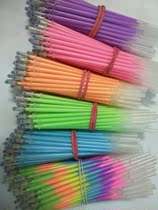 A sex pen core in a rainbow.