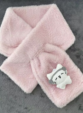 ins耳机小猫韩版围巾冬季可爱