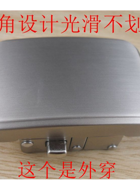 男士自动皮带扣头3.53.5滑道皮带