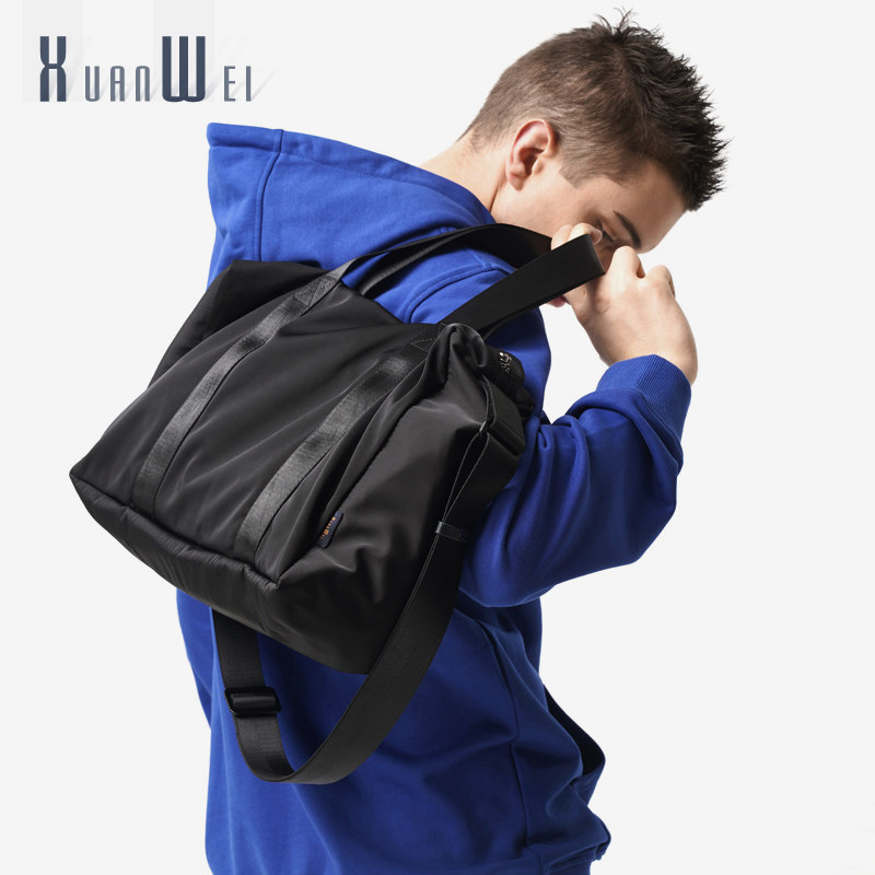 轩唯手提包男女休闲帆布运动包男包 轩唯男士包袋