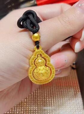 新中式金色葫芦福禄挂坠