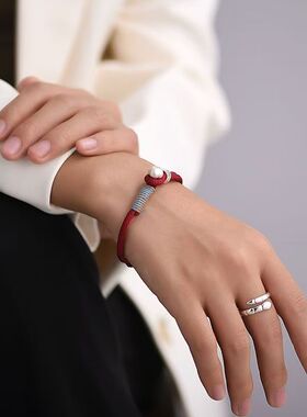 合成金属木质手链工编织