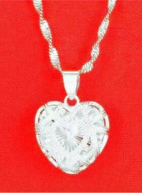 锌合金吊坠时尚银色水波