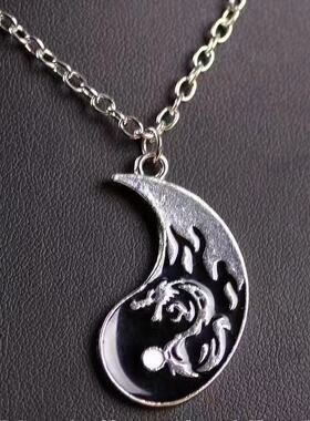 中国风太极双龙项链62
