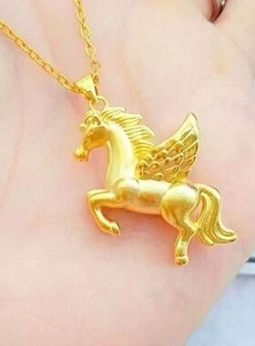 2026新款小飞马金色O字链男