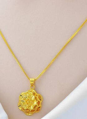 金色石榴花福禄葫芦吊坠